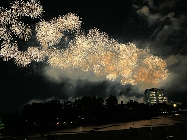 長岡花火、大盛り上がりでした！